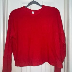 Old Navy Medium Red Sweater w/ Pocket